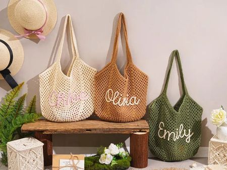 Sun & Sand - Personalized Beach Tote Bag