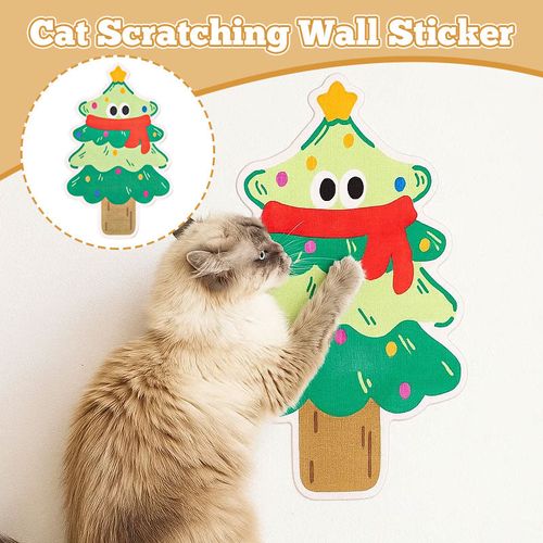 Cat Scratching Wall Stickers Can Be Cut And Pasted Cat Scratching Board