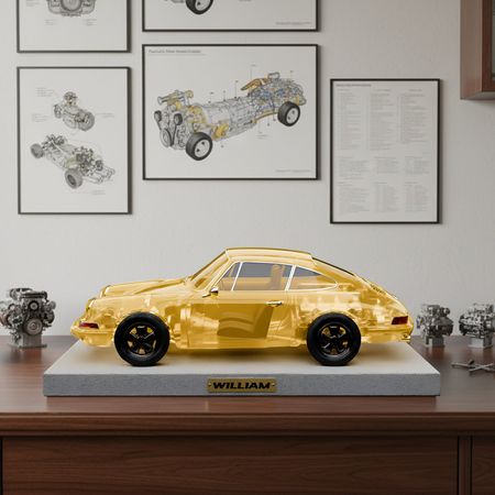 Sport Car Anatomy Acrylic Plaque - Personalized Gifts For Car Lovers