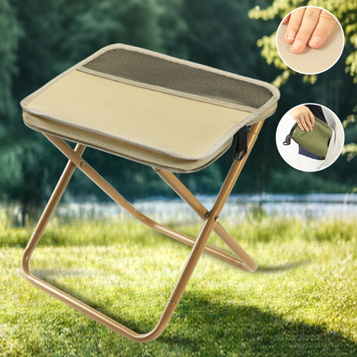 Foldable backpack stool