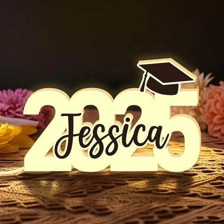 Personalized Acrylic Light Box for Graduation, Creative Graduation Keepsake Gift for Students & Children