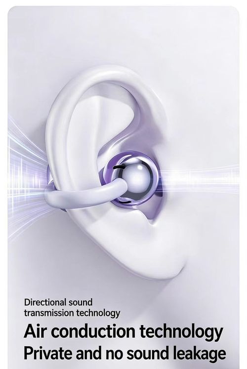 Bestseller Clip-on Bluetooth Earphones, Wireless Air Conduction, Ultra-long Battery Life, for Sports, Running  Calling