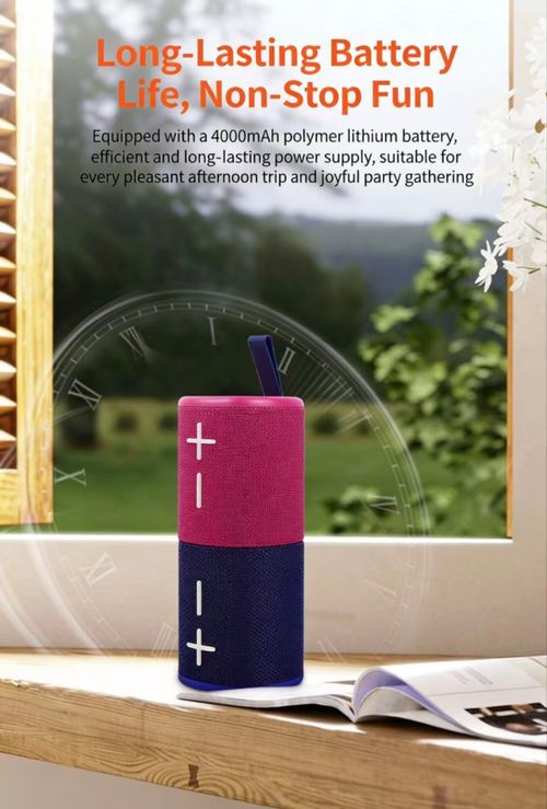 2-in-1 Separable Magnetic Bluetooth Speaker, TWS Wireless Connection, Colorful LED Lights, Portable Modular Speaker for Home & Outdoor in Kenya