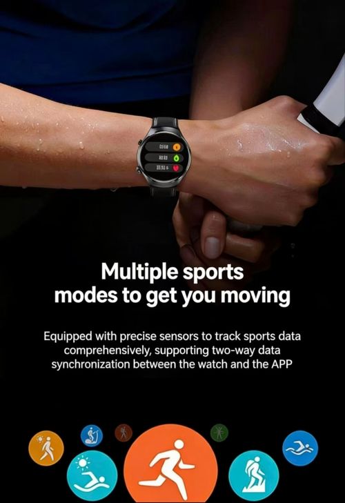 GTR3 Smartwatch — A stylish timepiece for spring, featuring a 1.43-inch HD AMOLED display, AOD (Always-On Display) functionality, heart rate monitoring, over 110 sports modes, and a water-resistant design, with a battery life of up to 120 hours. Compatible with both iOS and Android systems, it is available in a variety of colors, supports USB charging, and is suitable for both men and women.