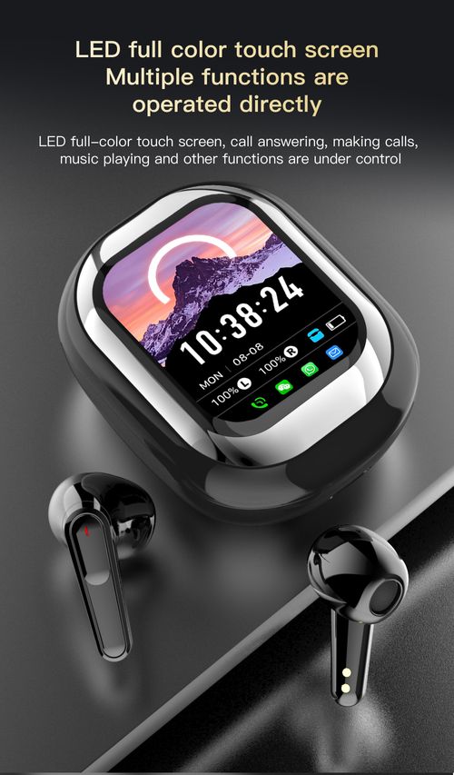 Bestseller: Premium Bluetooth Earphones. Featuring a full-color touchscreen charging case, 9D surround sound, and ENC noise cancellation. Supports phone calls and WhatsApp message notifications suitable for use in Kenya  safe and reliable.