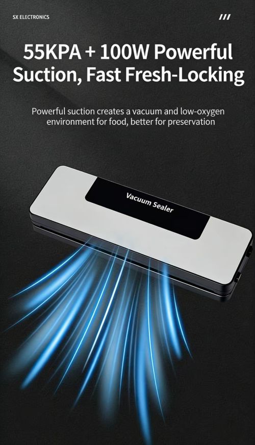 A Global Bestselle In High Demand! An Essential Household Appliance for Health Protection: The Vacuum Sealer. Designed specifically for food preservation ideal for meat and vegetables it features a built-in cutter for convenience, is easy to clean and store, and works even better when paired with meal prep containers.
