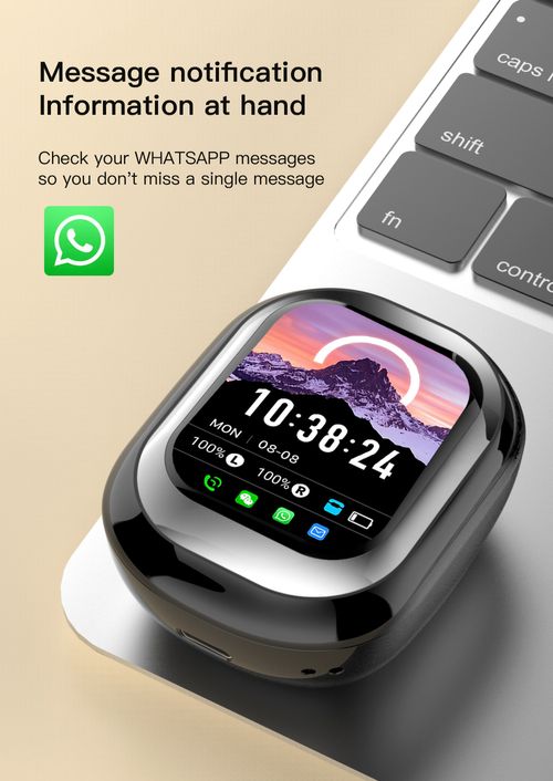 Bestseller: Premium Bluetooth Earphones. Featuring a full-color touchscreen charging case, 9D surround sound, and ENC noise cancellation. Supports phone calls and WhatsApp message notifications suitable for use in Kenya  safe and reliable.