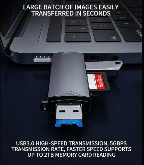 A Must-Have for Kenya's High-End Fashionistas: Multi-Functional, All-in-One Type-C High-Speed ​​Card Reader—Compatible with Mobile Phones and Computers (Supports TF, SD, and USB)