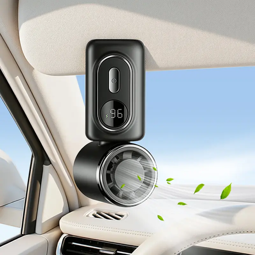 Mini Portable Handheld Clip Fan, 3-in-1 Rechargeable 3000mAh Battery, 5 Speeds, 180° Adjustable Airflow, USB Cooling, Perfect for Travel, Office, and Personal Use - Protection