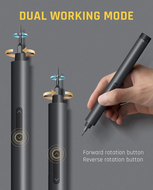 3.7V Mini Electric Screwdriver 41 in 1 Metal Tech Magnetic Screwdriver 5 32 Inch Hex Magnetic Storage, Repair Tool Set for Cell Phones Cameras Laptops 3D Printers  Hardware Cordless