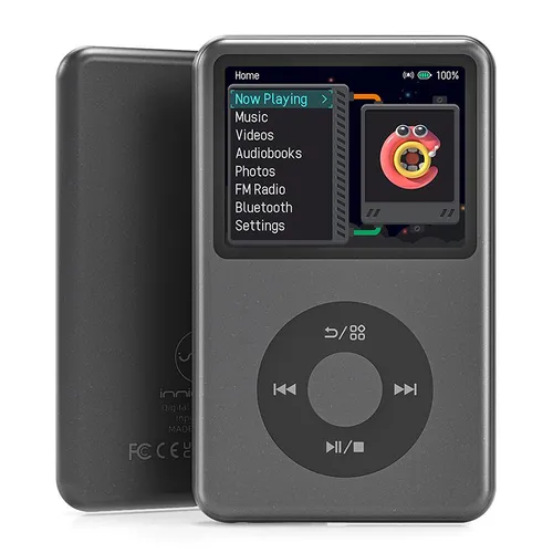 The Innioasis Y1 Mp3 Player is a portable mini HiFi sound device. It features a 2.4 screen and Bluetooth connectivity. Perfect for 2025 Walkman enthusiasts, this digital music player supports videos and storytelling. Ideal as a nice gift for kids.