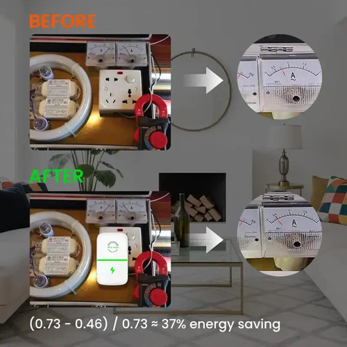 Energy-saving plug-in power box with Kenya Plug 2026 updated design, compatible with 90–250V input range