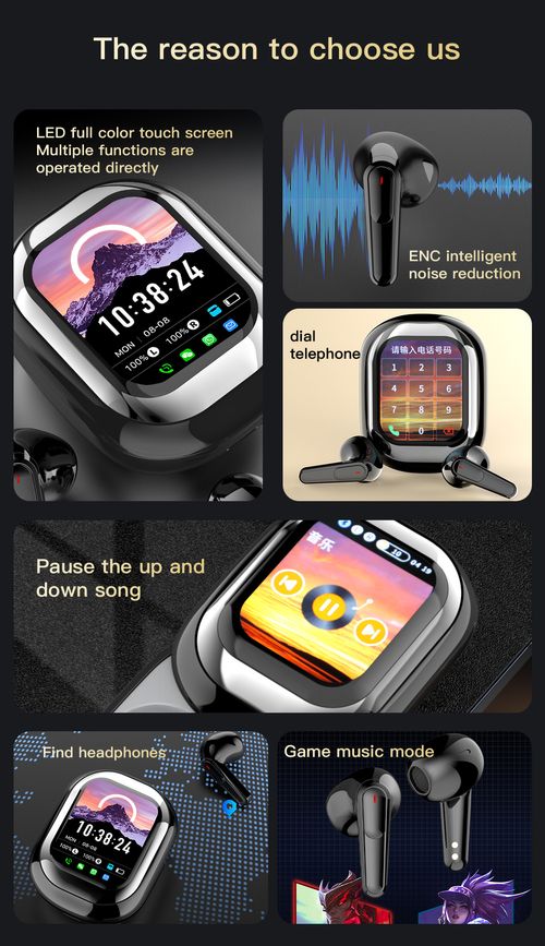 Bestseller: Premium Bluetooth Earphones. Featuring a full-color touchscreen charging case, 9D surround sound, and ENC noise cancellation. Supports phone calls and WhatsApp message notifications suitable for use in Kenya  safe and reliable.