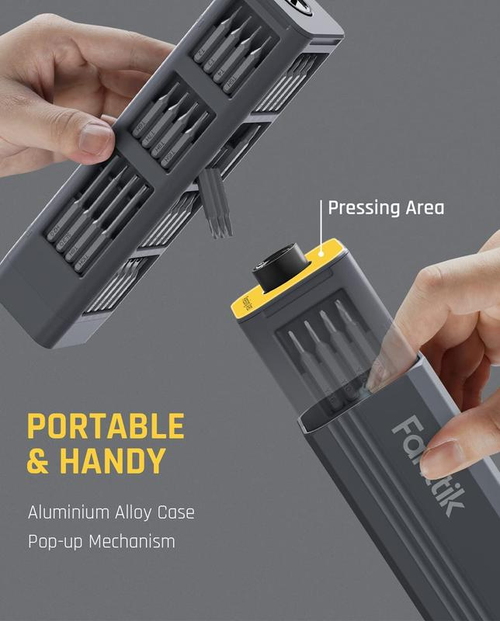 3.7V Mini Electric Screwdriver 41 in 1 Metal Tech Magnetic Screwdriver 5 32 Inch Hex Magnetic Storage, Repair Tool Set for Cell Phones Cameras Laptops 3D Printers  Hardware Cordless