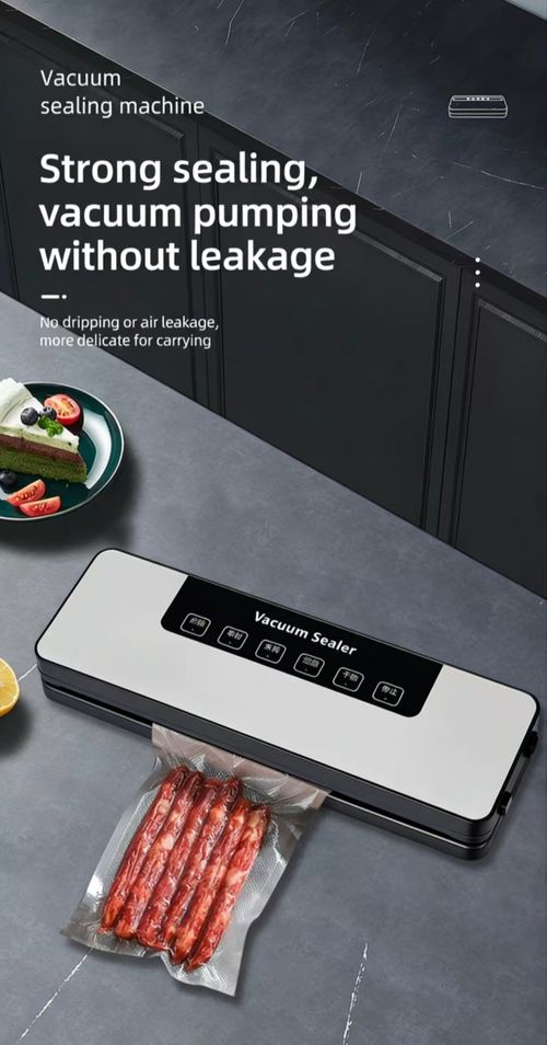 A Global Bestselle In High Demand! An Essential Household Appliance for Health Protection: The Vacuum Sealer. Designed specifically for food preservation ideal for meat and vegetables it features a built-in cutter for convenience, is easy to clean and store, and works even better when paired with meal prep containers.