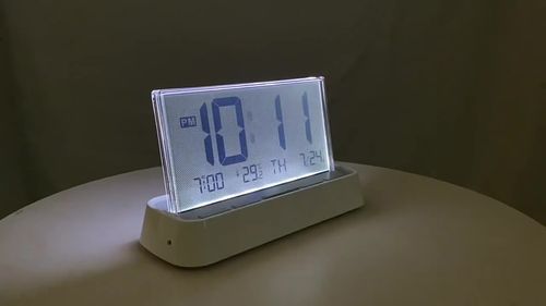 LCD digital alarm clock