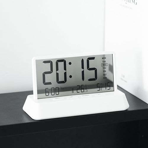 LCD digital alarm clock