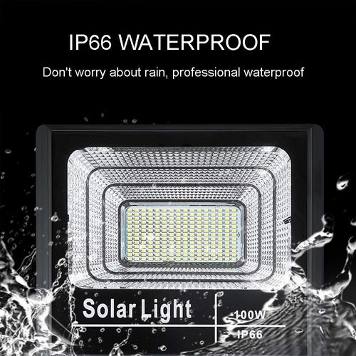 Outdoor solar floodlight