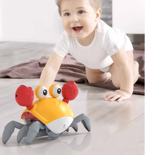 Smart Induction Electric Crab – Obstacle-Avoiding Musical Toy with Lights
