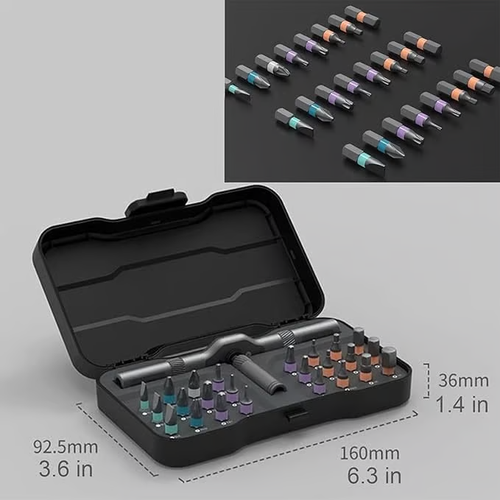24 in 1 Rotary Screwdriver Set, Multi-Function Magnetic Repair Tool.