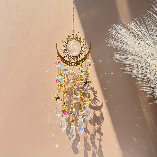 🔥Big Sale-60% Off🌈Crystal Sun Catcher, lndoor Outdoor Decor for Window Bedroom Courtyard Garden☪️