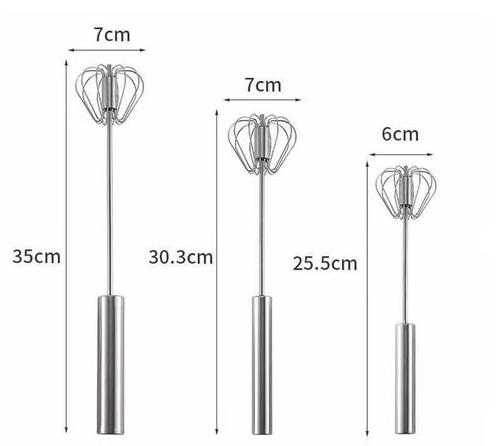 Stainless Steel Semi-Automatic Whisk