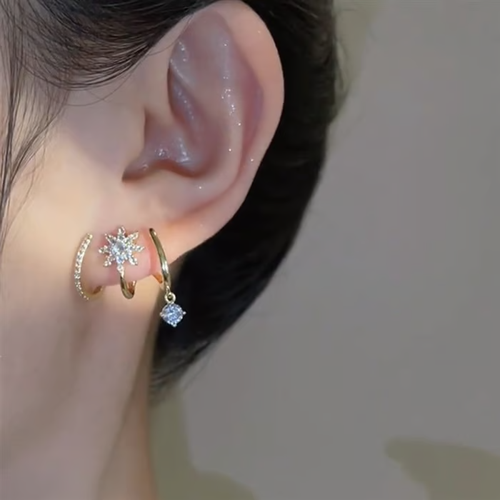 🎁-Eight Awn Star Earrings