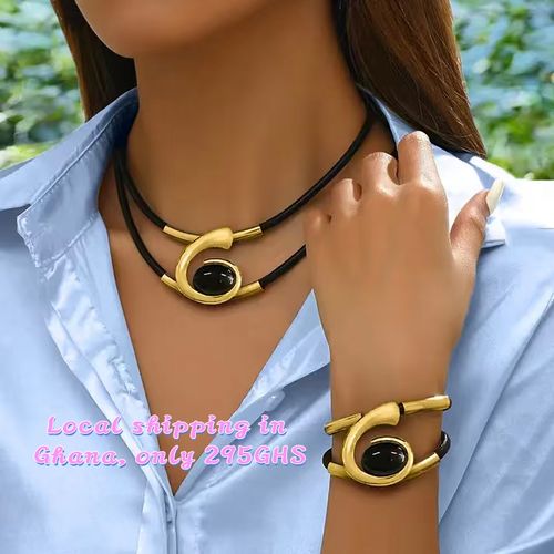 Vintage Boho Necklace & Bracelet Set