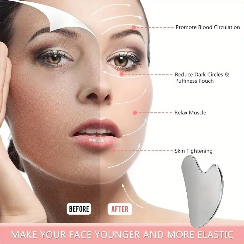 SCULPTING PRO STAINLESS STEEL GUA SHA TOOL
