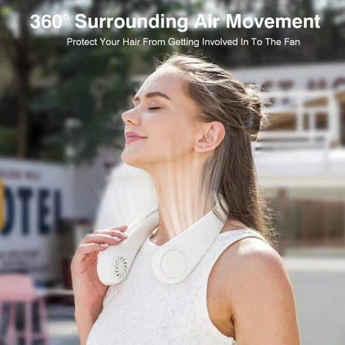 Cooler than in an air-conditioned room.    Great for outdoor sports activities, traveling and any outdoor work.    Also good for women with hot flashes!    Get yours
