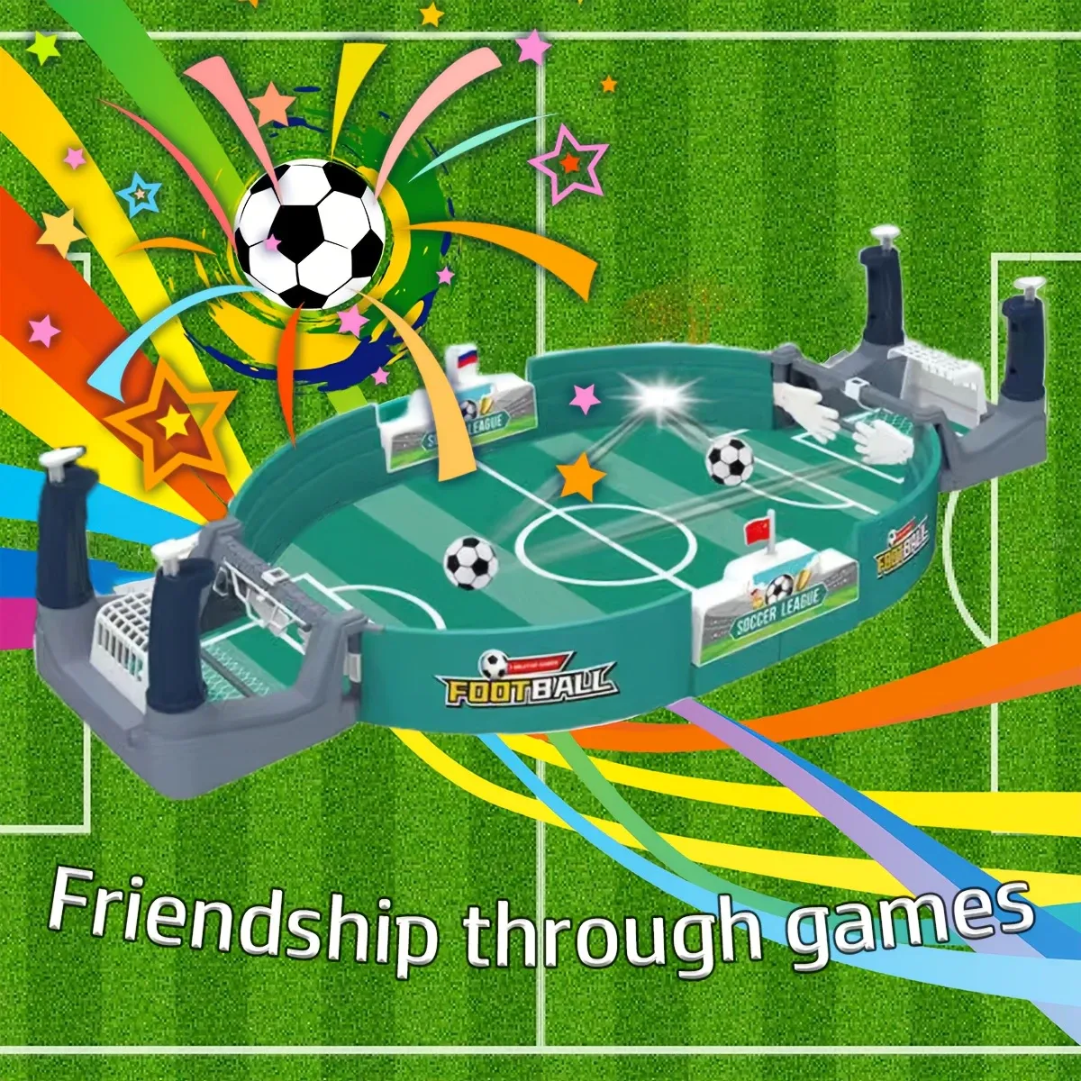 Parent-child Interaction  Necessary For Family Gatherings, Kid's Table Football Two-player Battle Table, Educational Board Game Football Two-player Game, Two-person Toy Gift, The Best Gift For Kids