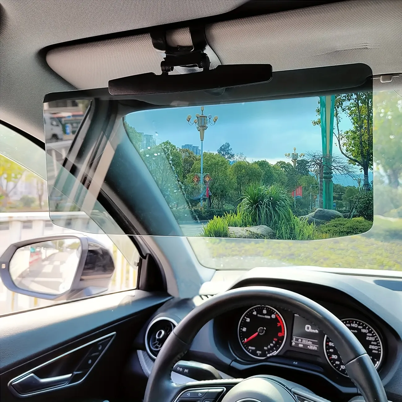 Polarized Sun Visor  Universal Anti-Glare Polarized Sun Visor for Car - Easy to Install, UV400 Car Visor Extension Protect from Glare  UV Ray Stray Light, Safe Driving