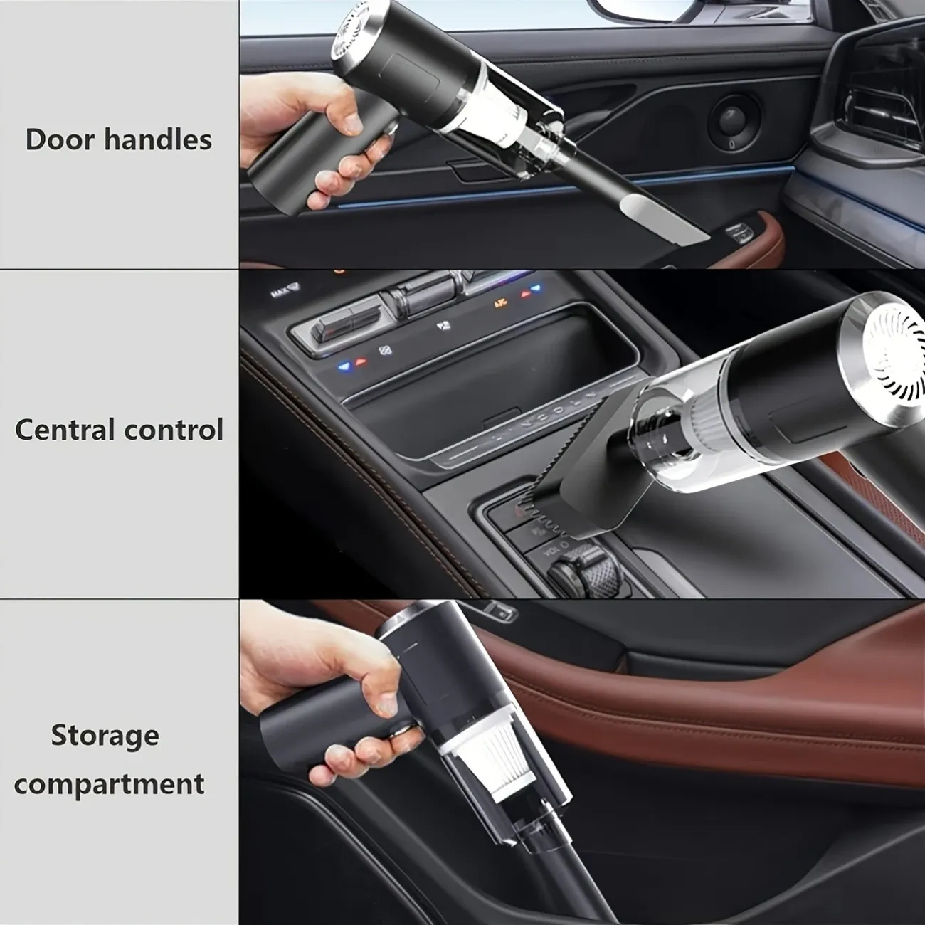 Twin Turbine Motor Wireless Handheld Vacuum Cleaner, Electric Air Duster & Vacuum Cleaner 2 In 1 Rechargeable, Easy To Use, And Space-Saving Design Perfect For Home, Car, Pet Hair, Dust, Crumbs, And Allergens Cleaning