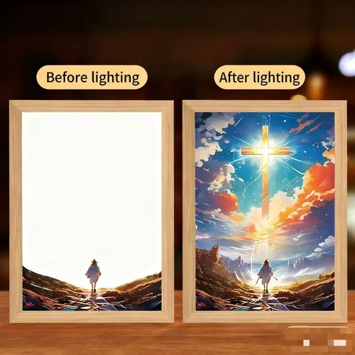 ✝️🙏Picture of Jesus with Light – Faith, Beauty and Peace in your Home!🙏✝️