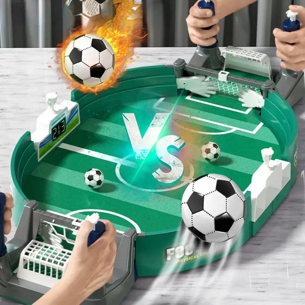 Parent-child Interaction  Necessary For Family Gatherings, Kid's Table Football Two-player Battle Table, Educational Board Game Football Two-player Game, Two-person Toy Gift, The Best Gift For Kids