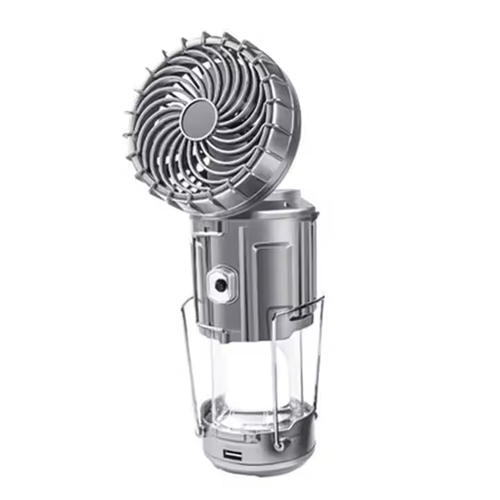 When you go out, you can get a solar fan lamp to charge your mobile phone while enjoying the fan. The lighting effect at night is very good