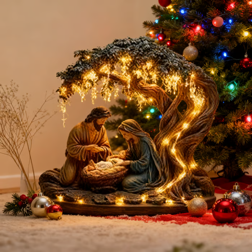 Buy 2 Get 1 Free🎄🎁Christmas Nativity Scene Decorative Figurine