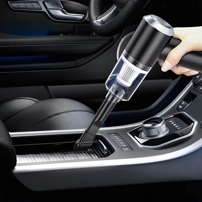 Twin Turbine Motor Wireless Handheld Vacuum Cleaner, Electric Air Duster & Vacuum Cleaner 2 In 1 Rechargeable, Easy To Use, And Space-Saving Design Perfect For Home, Car, Pet Hair, Dust, Crumbs, And Allergens Cleaning