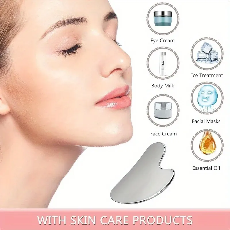 SCULPTING PRO STAINLESS STEEL GUA SHA TOOL