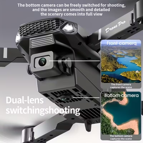 The 2025 new MAX upgraded drone features a built-in HD screen, a high-definition camera, USB charging, up to 40 minutes of flight time, obstacle avoidance, a remote controller, and simple operation. Ideal for outdoor camping and short trips, this vlog drone is perfect for beginners and makes a perfect holiday or birthday gift.