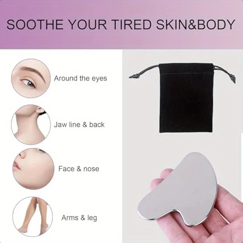 SCULPTING PRO STAINLESS STEEL GUA SHA TOOL