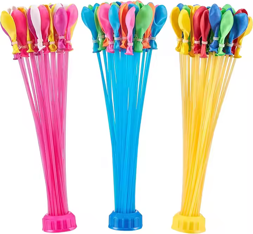 Kids Girls Boys Balloons Set Party Games Quick Fill 592 Balloons for Swimming Pool Outdoor Summer Funs Water Balloons
