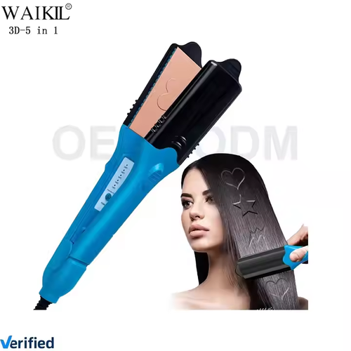 5 in 1 Low Price Hair Straightener Professional Flat Iron Women's Household Hair Straightener Multi Functional 3D Splint