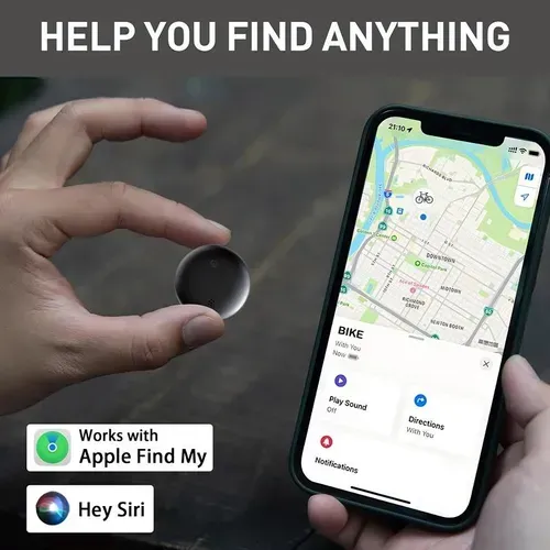 GPS Tracker for Vehicle Mini GPS Tracker Device with Weatherproof Magnetic Case Works with Find My Hidden GPS Tracker