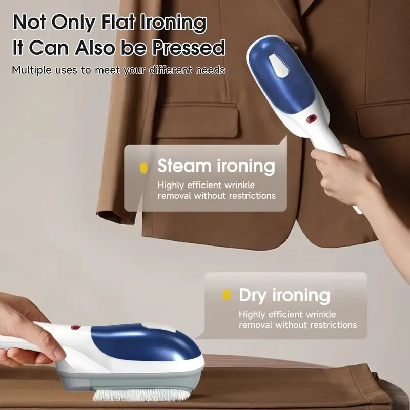 Handheld Steam Iron - 25 Seconds Fast Heat Up, Portable Steam Wrinkle Remover for Home, Office and Travel
