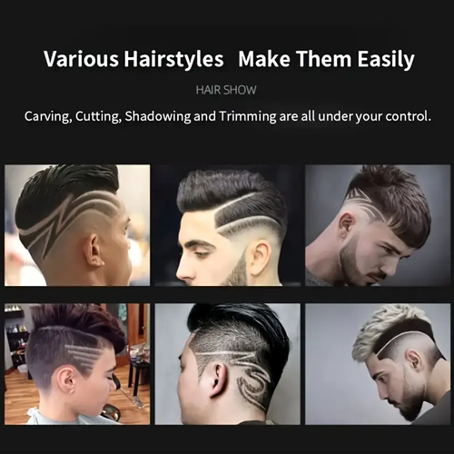 Professional Electric Carving Hair Clipper, USB Rechargeable Men's Hair Clipper, Barber Shop Shaving Hairdressing Beauty Tool, Perfect Gift for Father and Lover, Birthday Gift, Popular Choice, Stylish Design