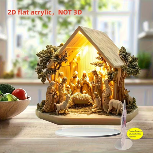 Buy 2 Get 1 Free🎄🎁Christmas Nativity Scene Decorative Figurine