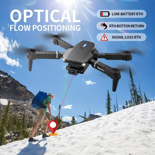 The 2025 new MAX upgraded drone features a built-in HD screen, a high-definition camera, USB charging, up to 40 minutes of flight time, obstacle avoidance, a remote controller, and simple operation. Ideal for outdoor camping and short trips, this vlog drone is perfect for beginners and makes a perfect holiday or birthday gift.