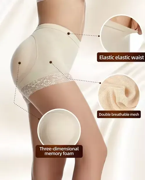 Women's Butt Lifting Padded Lace Underwear