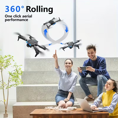 The 2025 new MAX upgraded drone features a built-in HD screen, a high-definition camera, USB charging, up to 40 minutes of flight time, obstacle avoidance, a remote controller, and simple operation. Ideal for outdoor camping and short trips, this vlog drone is perfect for beginners and makes a perfect holiday or birthday gift.